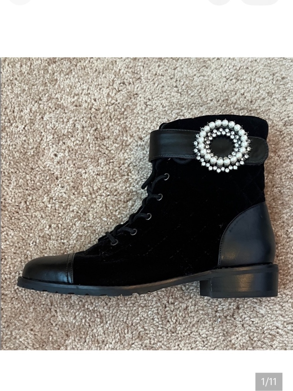 White House Black Market Wynter Combat Booties